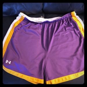 Under Armour shorts!